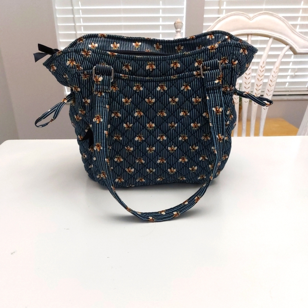 Vera Bradley Glenna Bees Navy